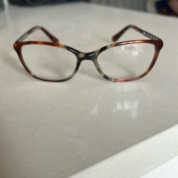 Coach Eyeglasses HC6121 5519 Amber Grey Multi Tort 53 17 140 - Picture 2 of 16